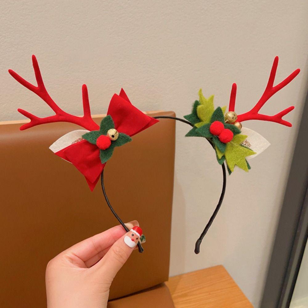 Elf Antlers Headband Santa Claus Christmas Elf Headband Christmas Headband  Party