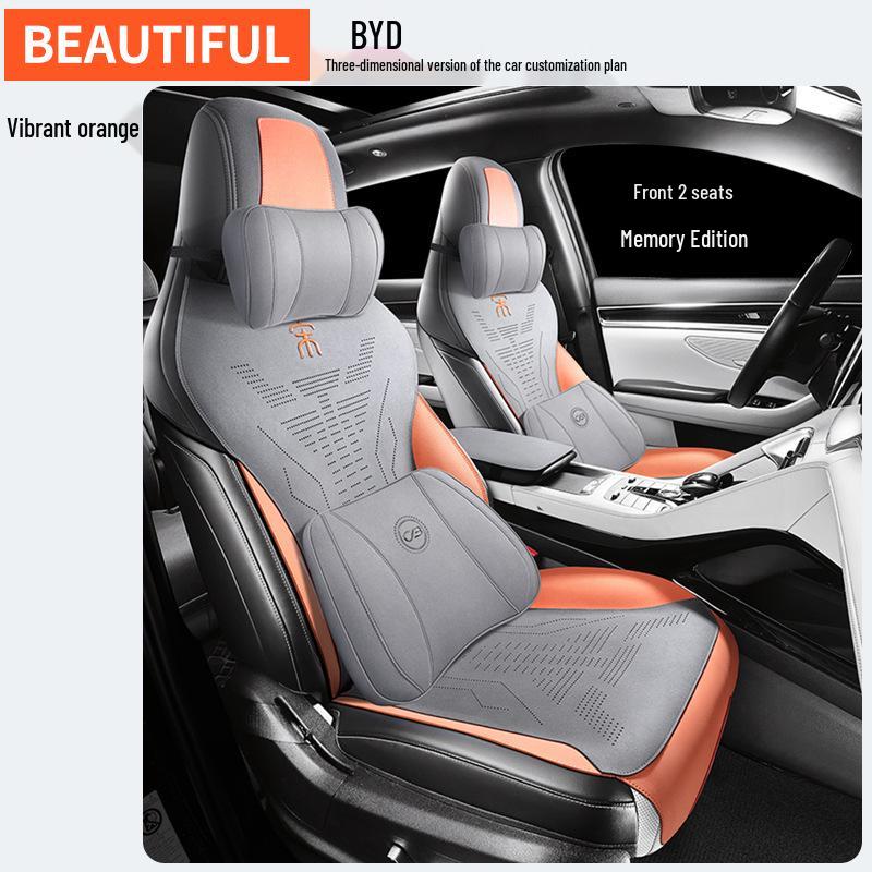 ZFL Sports Leather Car Seat Cushion for BYD Song PLUS - All-Season Cover