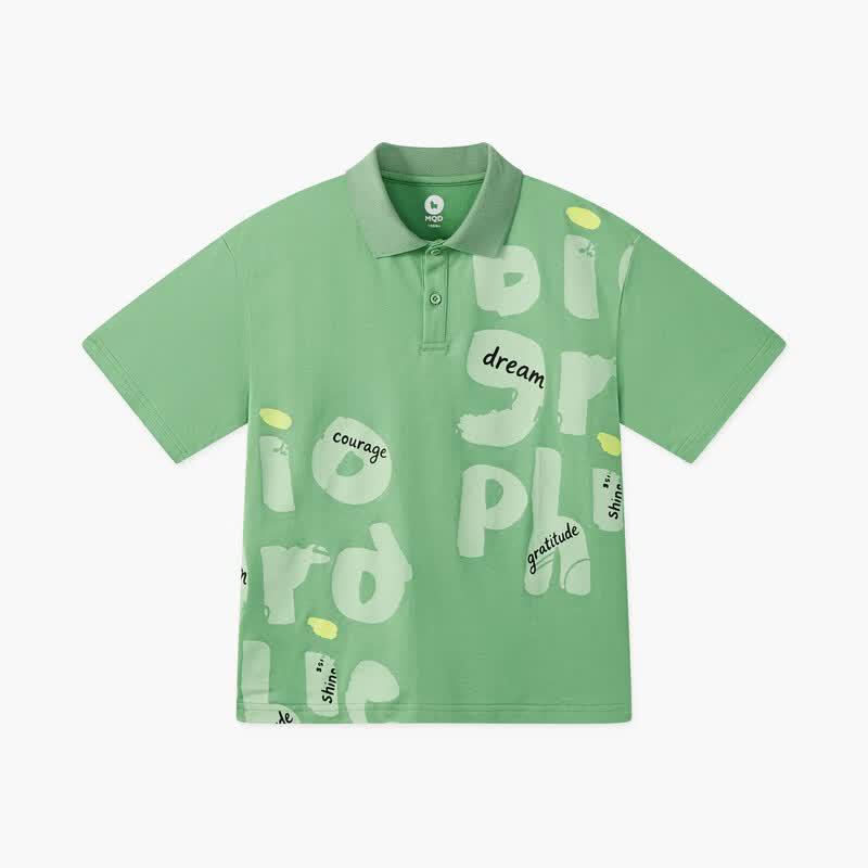 MQD Boys' Pure Cotton Beach Polo Shirt