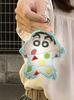 Unique Crayon Shin-chan Sparkling Keychain 2 Buriburi Zaemon H95 x W75 x D3mm CS-0125D