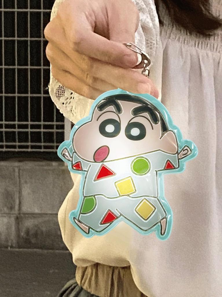 Unique Crayon Shin-chan Sparkling Keychain 2 Buriburi Zaemon H95 x W75 x D3mm CS-0125D