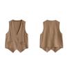 Stylish Summer Casual Sleeveless Loose Tank Cardigan Vest
