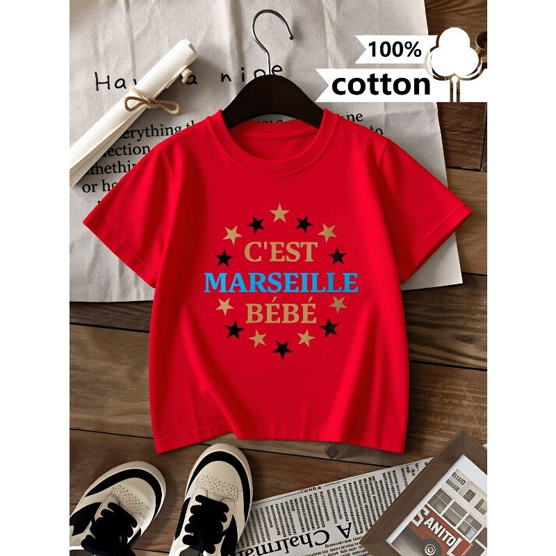 European sizes Boys T-Shirt, Soft & Comfortable Everyday Top, Suitable for Home, Outdoor, and Sports Activities, Comfortable and Breathable