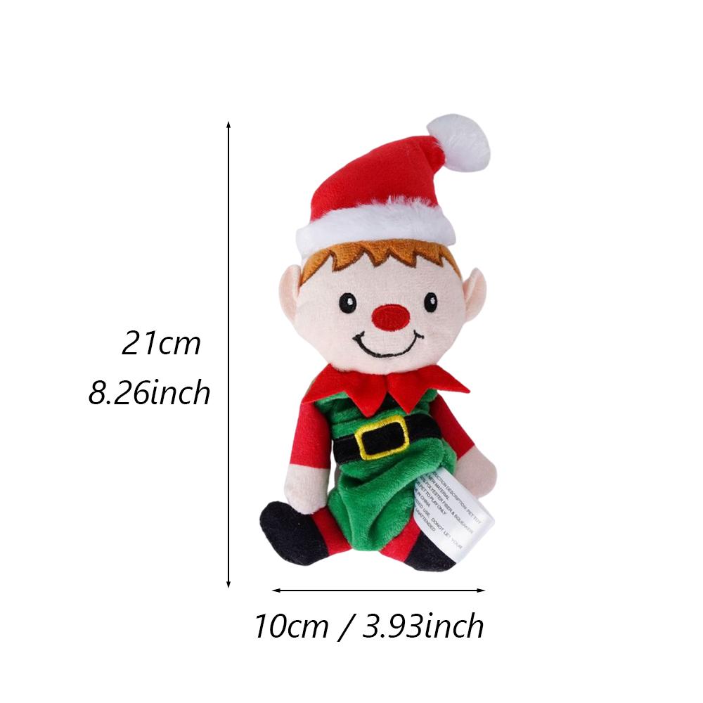 Christmas Squeak Pet Toy for Small Medium Dogs Plush Chew Puppy Big Dog Playing Accompanying Dolls Teeth Cleaning mascotas Toys