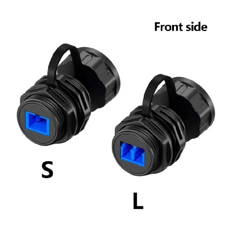 Easy Installation LC Fiber Optics Coupler Connector With Waterproof Cap Perfect For Outdoor Networking Industrial Use