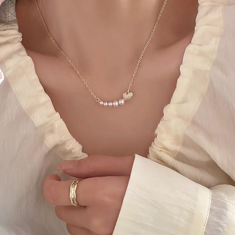 Double Layered Camellia Necklace for Women's Light Luxury Fashion Design Necklace Neck Chain Tassel Collarbone Chain Jewelry Gift