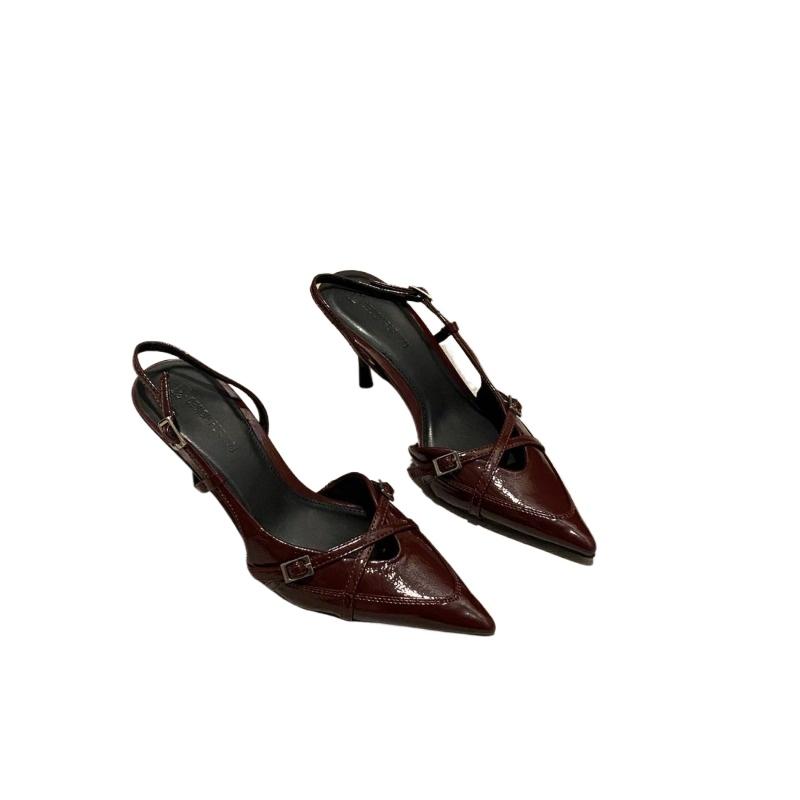 Fashion Hot Selling 2025 New Women's Jeans Heeled Sandals Pointed High Heel  Lady Shoes Beautiful Women High Heels Shoes Sandalias Mujer