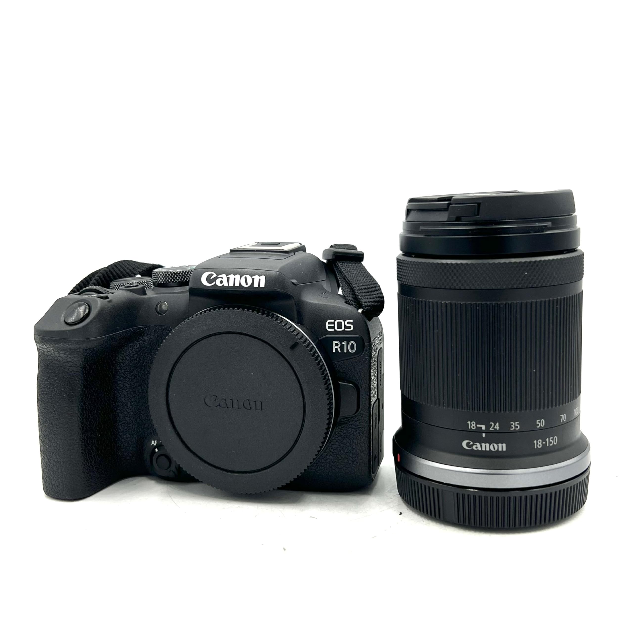 

Бездзеркальна відеокамера Canon EOS R10 — комплект об’єктивів STM Відео 4K Оснащений процесором зображень DIGIC X Зйомка Відстеження об’єкта Compact Black чорний