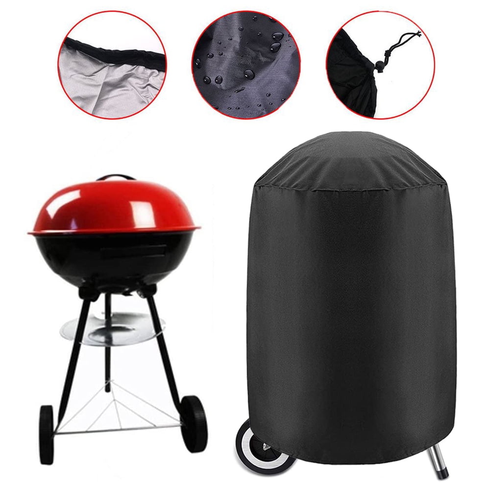 

Kettle grill cover, waterproof and dustproof round barbecue cover for patio garden gas grill, smoker, and fire pit 1PCS