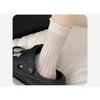 Summer Socks for Women, Thin Breathable and Sweat-absorbing Mid-calf Socks, Ballet-style Solid Color Pile Socks, Simple and Versatile Socks