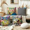 Cartoon Cute SSpongeBob Pillow Cushion Cover Pillowcase Living Room Sofa Home Decor Customized