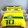 Brazilian Crest and Number. Bedding Sets Duvet Cover Sets Duvet Covers Pillowcases(1 * Duvet Cover 2 * Pillowcases, Without Duvet Insert)