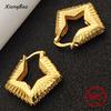 Luxury Shine Stamp 925 Sterling Silver Post Gold Plated Earrings Inlaid Boutique White Zircon Women Hook Drop Earrings Gift