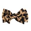 Leopard Print Hair Claw Clip For Thick Thin Hair Elegant Bowknot Design Strong Hold Barrettes Party Ponytail Holder