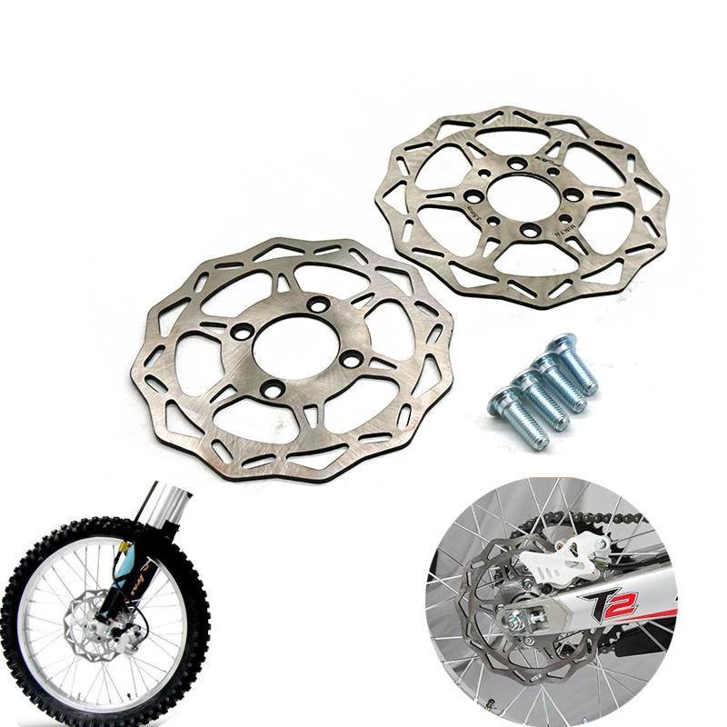 Motorcycle Brake Disc Front And Rear Friction For KAYO T2 K2 250 Motocross