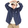 Zuoxi Boys' Long Sleeve Denim Shirt