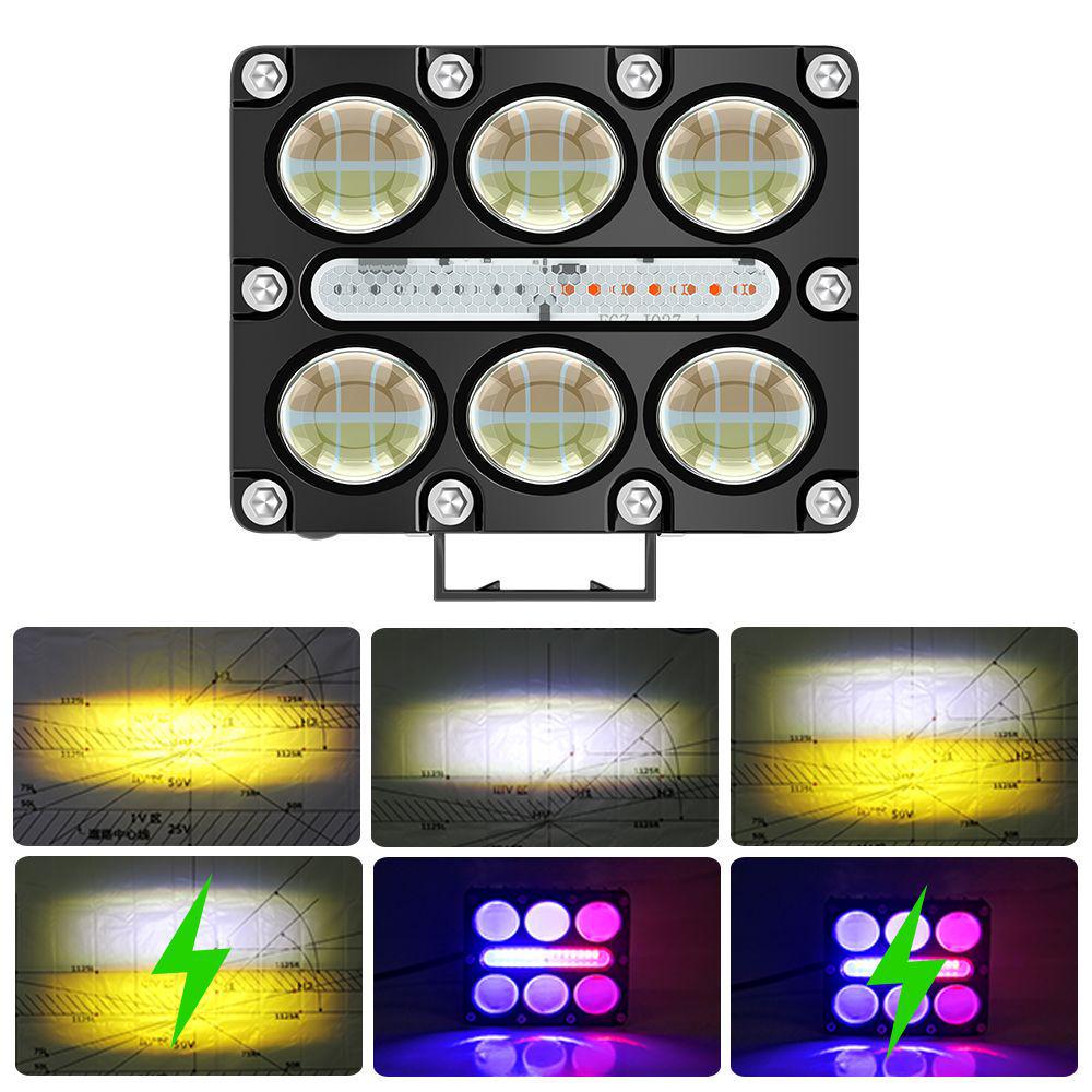 LED Work and Spotlight Lights for Cars, Off-road Motorcycles, and Electric Vehicle Headlights