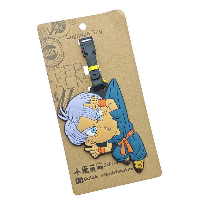 Anime Character Luggage Tag: Featuring Naruto, Dragon Ball, and Doraemon Designs