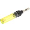 Gas Soldering Iron Pen Refillable Pure Butane Gas Solder Handheld Tool 8ML VA 100Transparent Yellow