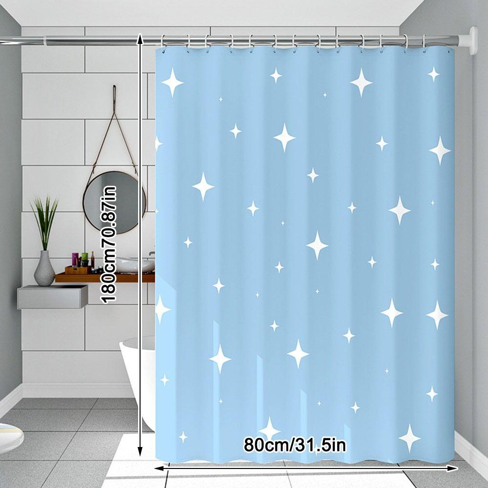 80x180cm Shower Curtain Waterproof Bathtub Partition Curtain Bathroom Curtain  Bathroom Decoration