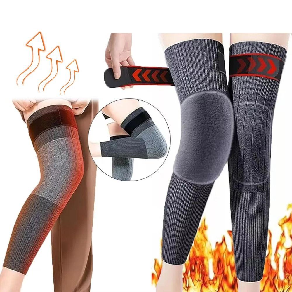 Windproof Warm Knee Pads Cold-proof Winter Knee Brace Thermal Leg Warmers  Injury Recovery
