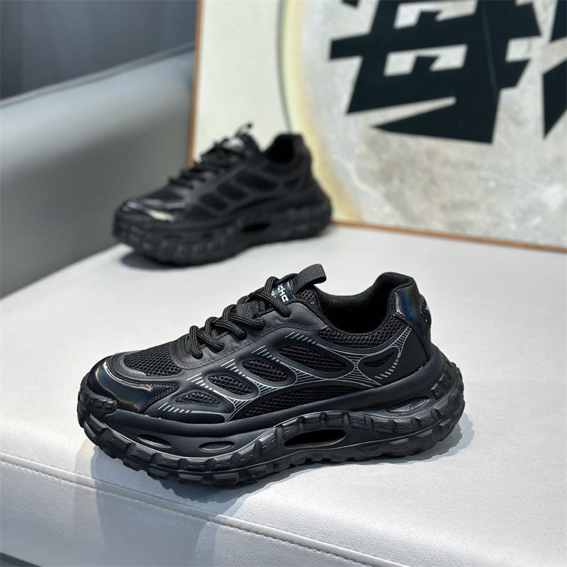 Spring New Low-top Mesh Breathable and Comfortable Casual Thick-soled Lace-up Dad Shoes Ec