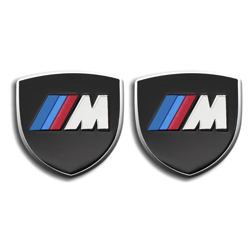 1/2 STUKS Auto Schild Carrosserie Kofferbak Stickers 3D Metalen Embleem Decal Auto Accessoires Voor BMW Performance F10 F20 F30 F40 E92 E91 G20 G30