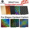 Für Elegoo CC 2 Bauplatte Für Centauri Carbon 2 Bauplatte Glatte PET Kohlefaser Heizbett Federstahlblech PEI Platte