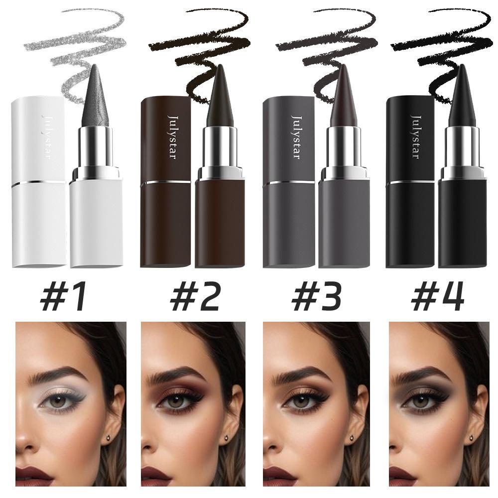4PCS Beauty Easy To Color Multi-Color Eyeliner Set Lasting Waterproof Cool Black Matte Eyeliner Makeup