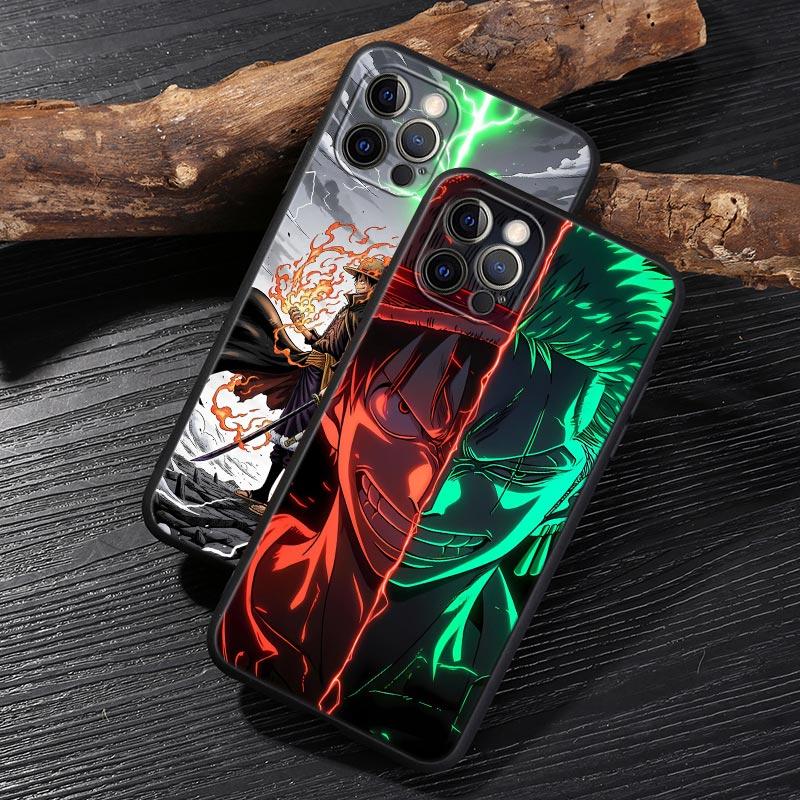 Luffy Zoro Anime One Pieces Funda For Iphone 17 Case For iPhone 16 15 11 12 13 Mini 17 Pro Max 16 15 Plus 17E 16E Air Soft Cover
