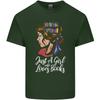 A Girl Who Loves Books Bookworm Reading Unisexs Light Cotton TShirt