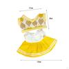 2 Pieces 20cm Doll Clothes Set JK Dress Outifit Adorable Cute Suit for Pendant