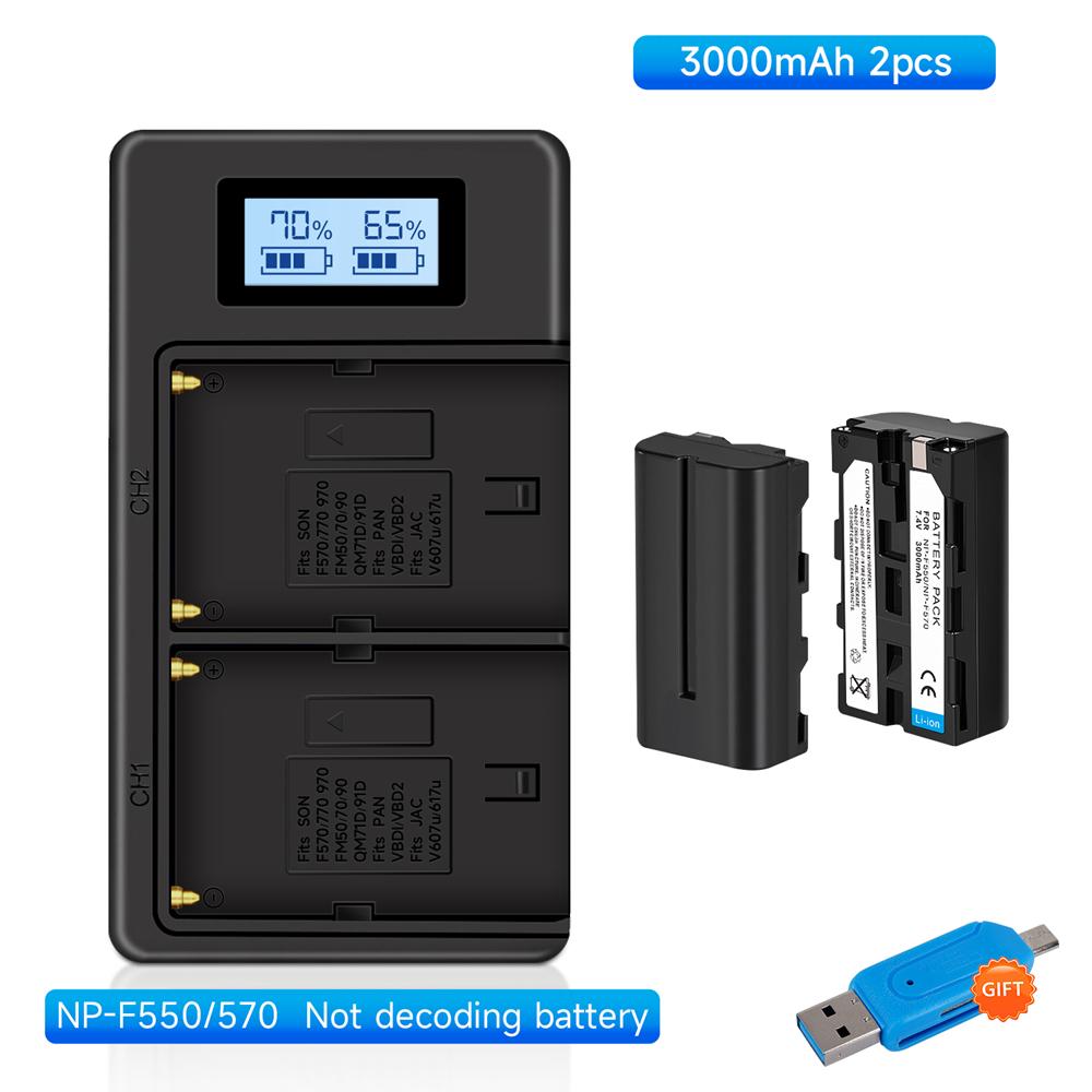 NPF550 NPF570 NPF970 NP F550 F570 F330 NP F970 F770 F960 Camera Battery 3000mah for Sony CCD-SC55 TR516 TR716 TR818 Battery