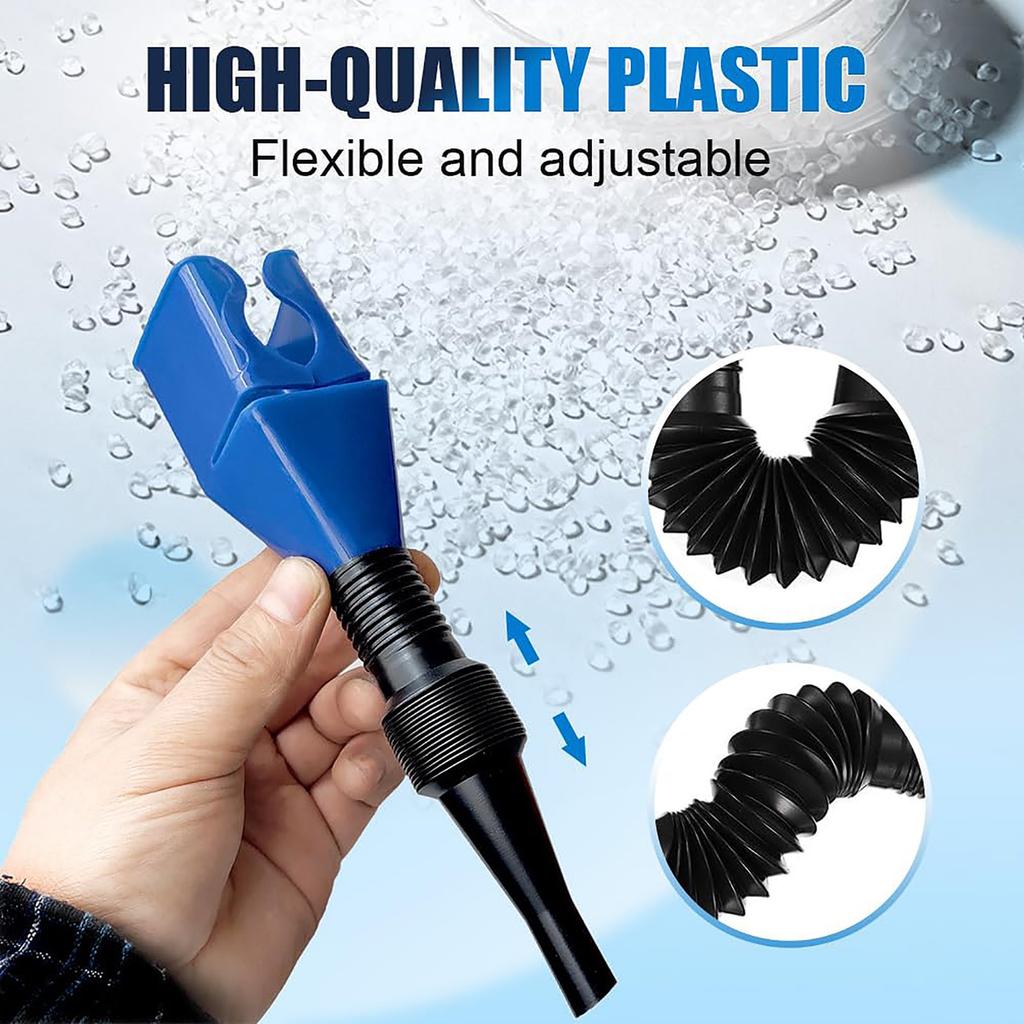 Universeller Trichter mit Klappschnalle für den Haushalt, neuer flexibler Ablasswerkzeug-Schnappverschluss, universelle Klappschnalle für den Haushalt, flexibles Kühlmittel-Kit