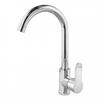 Bathroom Faucet Polished Chrome Plated Swivel Basin Sink Cold Hot Mixer Tap