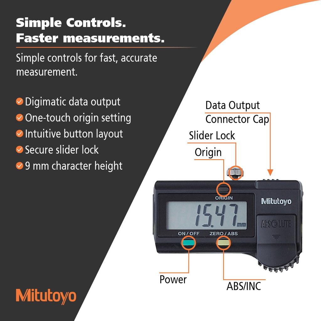 Mitutoyo Digimatic Depth Gauge 571-201-30 VDS-15AX