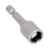 Grey Nut Driver Socket 1pc 6/7/8/9/10/11/12/13mm Chrome Vanadium Steel