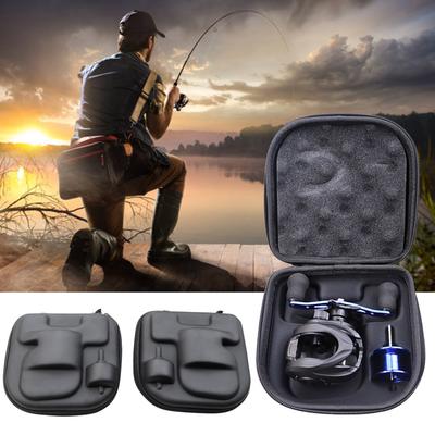 Portable Fishing Reel Bag Protective Case Shockproof Fishing Tackle Storage Case Spinning Reel Case Cover Durable