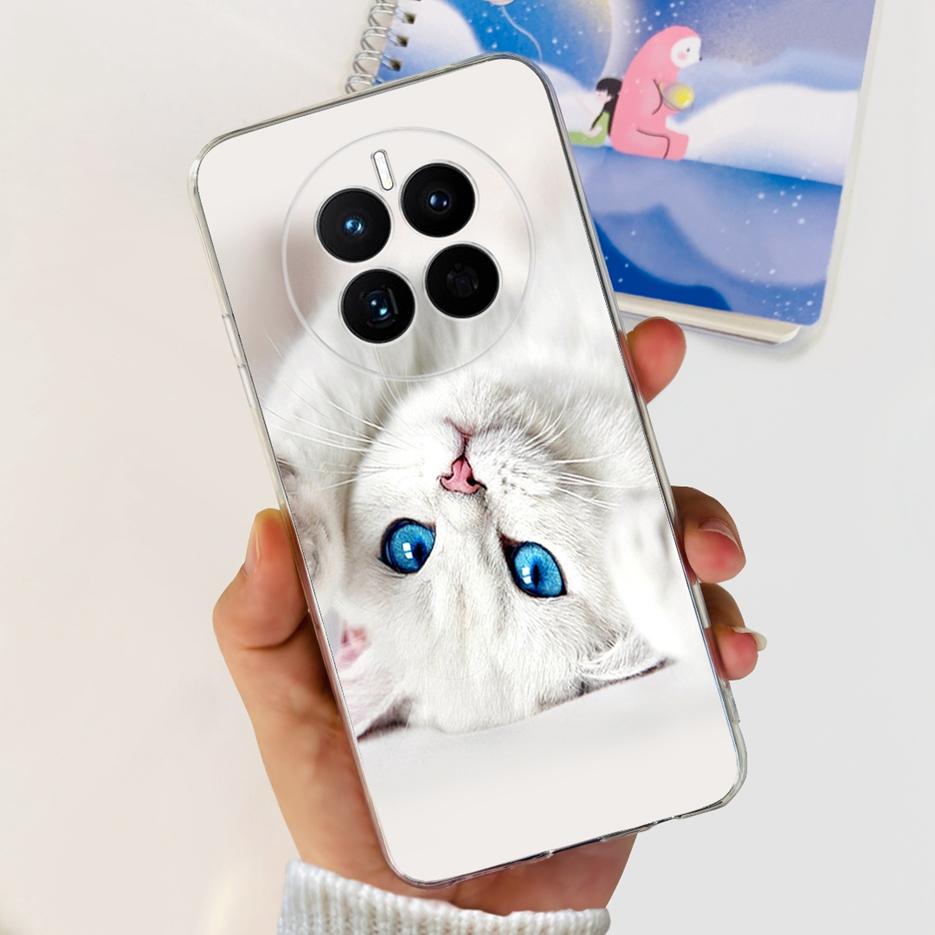 For Huawei Mate 50 Pro Case Stylish Butterfly Flowers Soft Slim Fundas Phone Case For Huawei Mate 50 Mate50 Pro Back Cover Coque