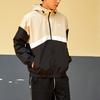 Vans Color-Block Zip-Up Casual Hooded Jacket Men Outerwear Oatmeal VN0A5H8X2N1