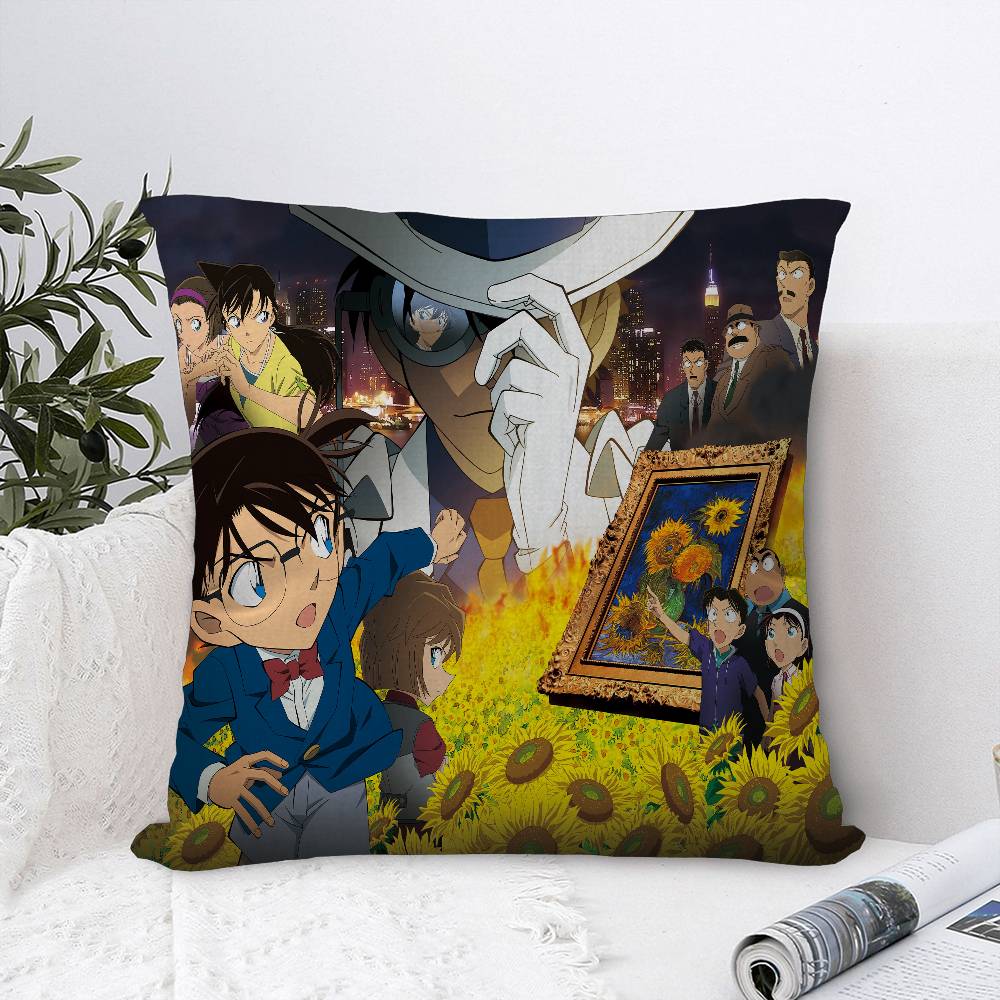 Anime D-Detective C-Conan Personalized Pillow Dust Cover Bedroom Kids Party Decoration Pillowcase Birthday Children Gift