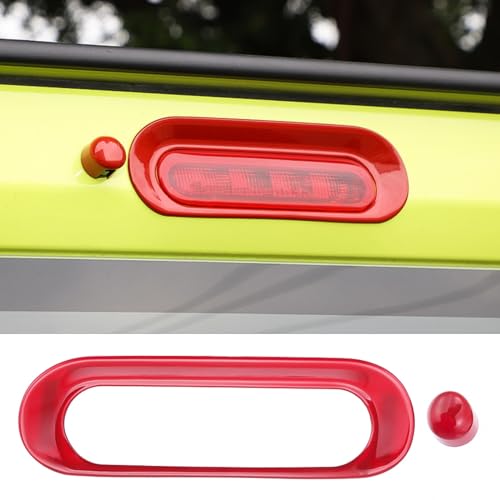 High Mount Stop Lamp Cover Decoration, Compatible with Suzuki Jimny JB64 and JB74, High Brake Light Frame Cover, HZ-MON-STAR, Exterior Parts for