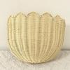 Elegant Woven Plastic Storage Basket Organizer Hanging Bin for Kitchen Bathroom Fruit Flower Toy Collection