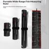 Waterproof Fish Measure Ruler Foldable Anti-Curl Pvc Fishing Measuring Tape Fishing Accessories Tackle Tool