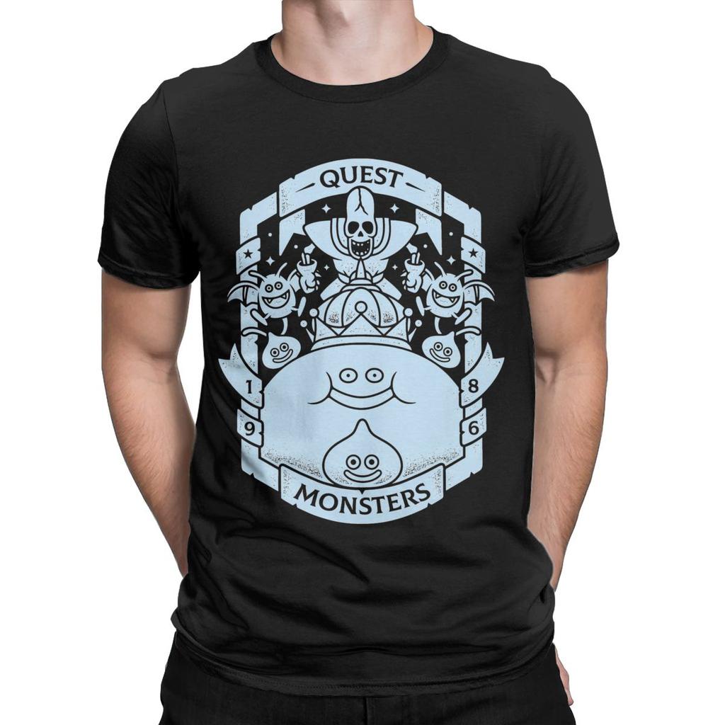 Dragon Quest Monsters T-Shirts for Men Funny Cotton Tees Crewneck Short Sleeve T Shirt Big Size Tops