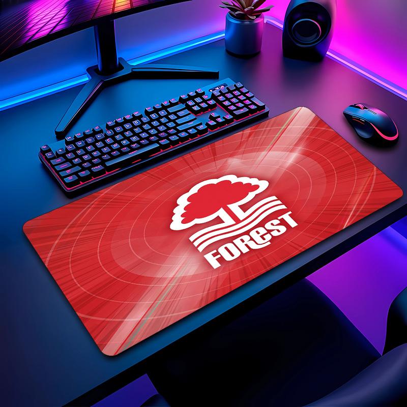 Nottingham Forest Football Pattern Mouse Pad Non?Slip Rubber Base Gaming Mousepad For Desk Office Home