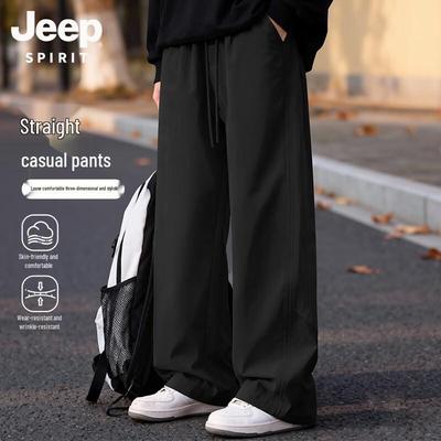 JEEP SPIRIT Men's Casual Straight-Leg Outdoor Pants