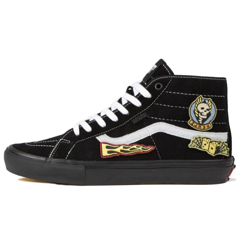 

Vans Elijah Berle X Vans Skate Sk8 Hi Decon Black Vans VN0A5KYBBKA 36