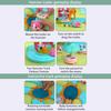 Mini Playset Plush Hamster Mini Ice Cream Playground Long Playset Hidden Gameplay for Track Toys Play House