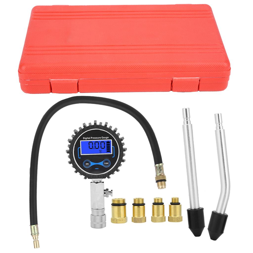 3 ‑300 PSI Engine Cylinder Pressure Detection Digital Gauge Repair Tester Kit